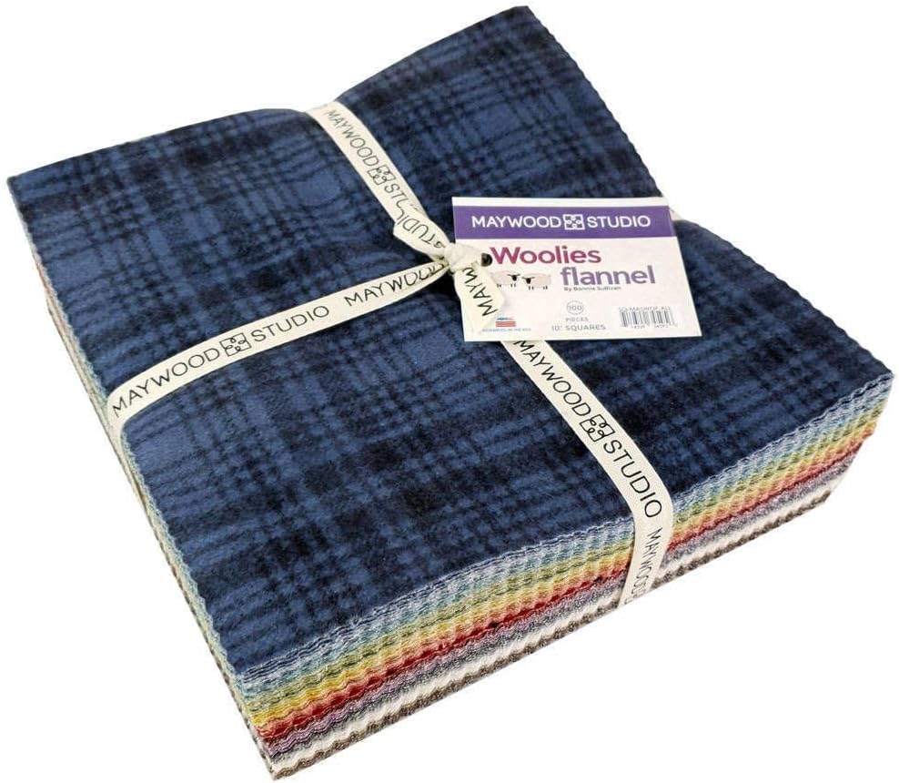 Bonnie Sullivan Woolies Flannel Complete Set 10" Squares 100 Pieces Layer Cake Maywood Studio