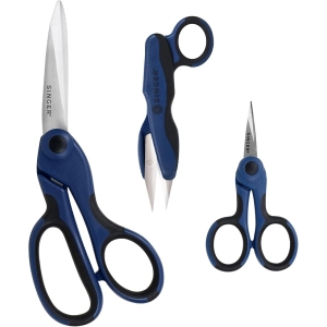 SINGER ProSeries Sewing Scissors Bundle, Fabric, Detail & Snips, 3 Count
