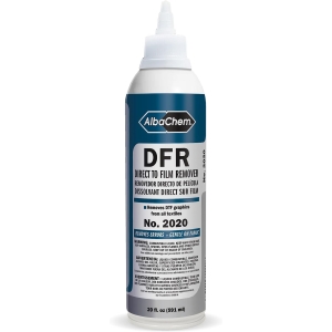 AlbaChem DFR Direct to Film Remover, DTF Graphics Remover for Textiles, Removes Errors, Gentle on Fabric, 20 fl oz